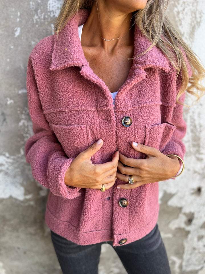 Loreda™ - Veste en sherpa d'automne pour femme