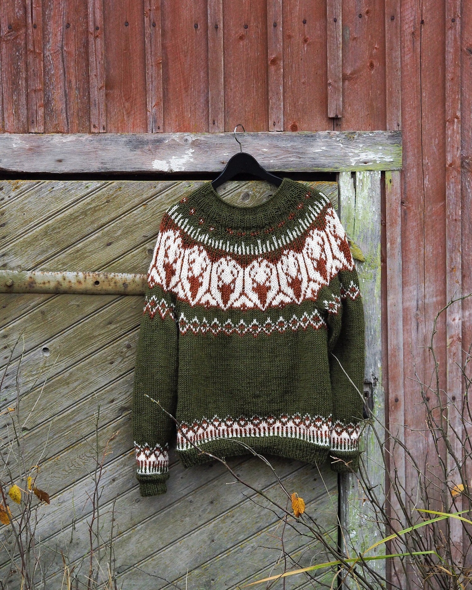 Julie™ - Pull jacquard en laine douce