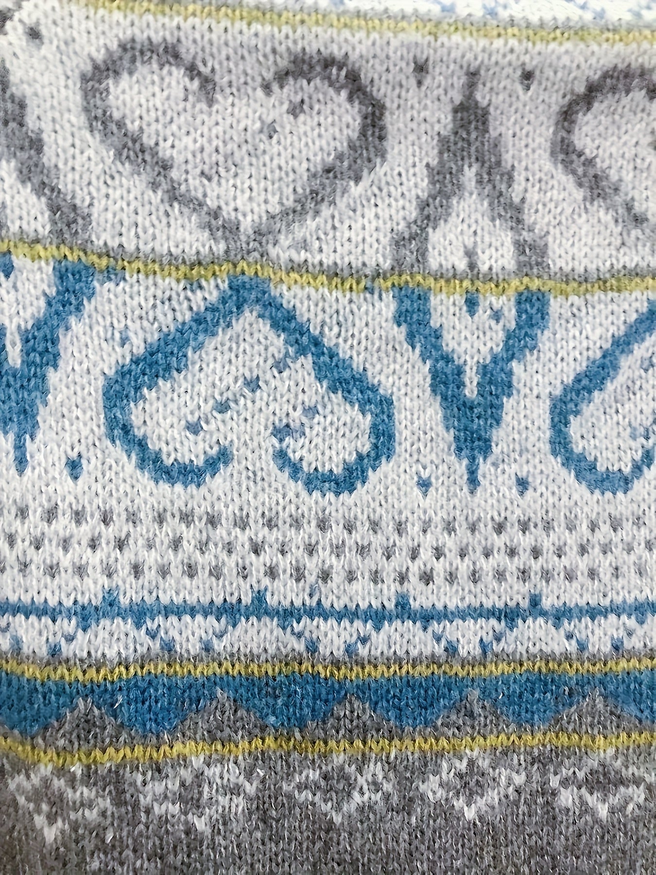 Louise™ - Pull jacquard en laine douce