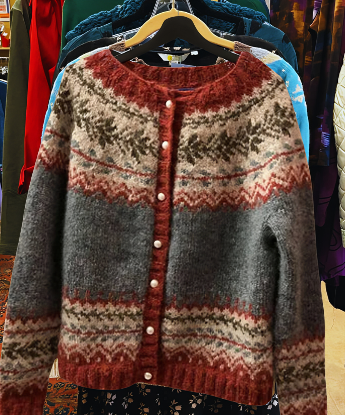 Eva™ - Pull jacquard en laine douce