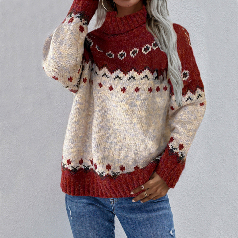 Emma™ - Pull jacquard en laine douce
