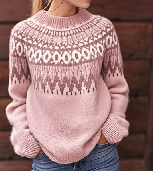 Florence™ - Pull jacquard en laine douce