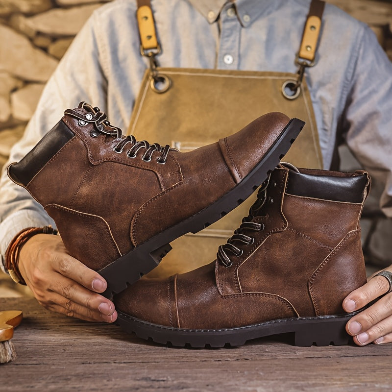 Firenze™ - Bottines classiques en cuir véritable homme