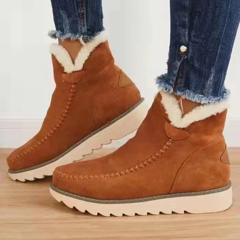 Severina™ - Bottines en daim chaude doublée