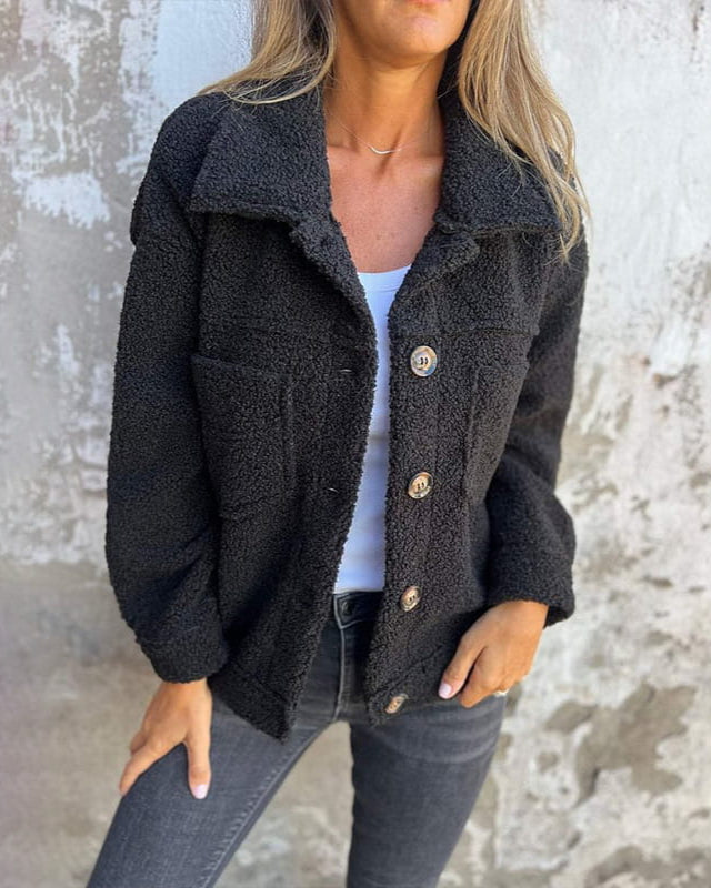 Loreda™ - Veste en sherpa d'automne pour femme