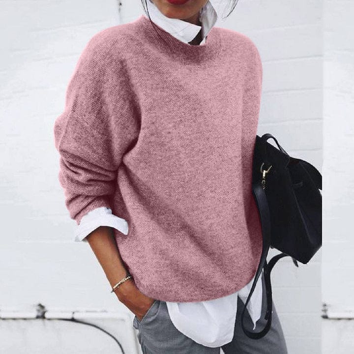 Amandine™ - Pull à col rond en laine douce
