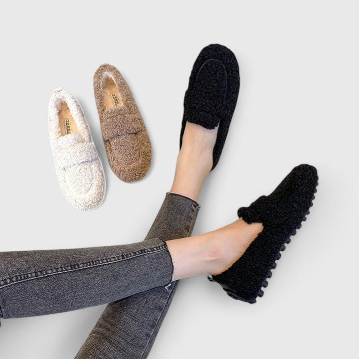 Noélia™ - Mocassins chaud en sherpa