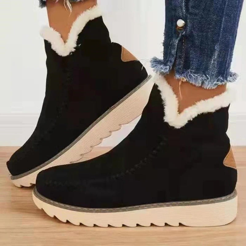 Severina™ - Bottines en daim chaude doublée